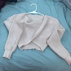 long sleeve crop top